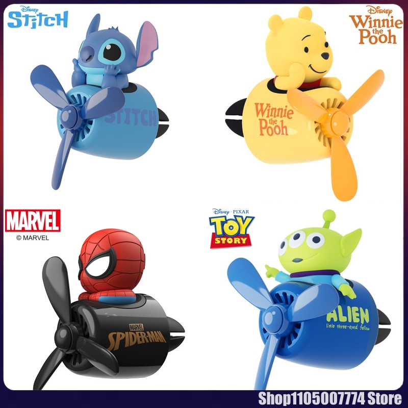 Car Accessories Cute - Stitch spiderman personagens alienígenas carro montado