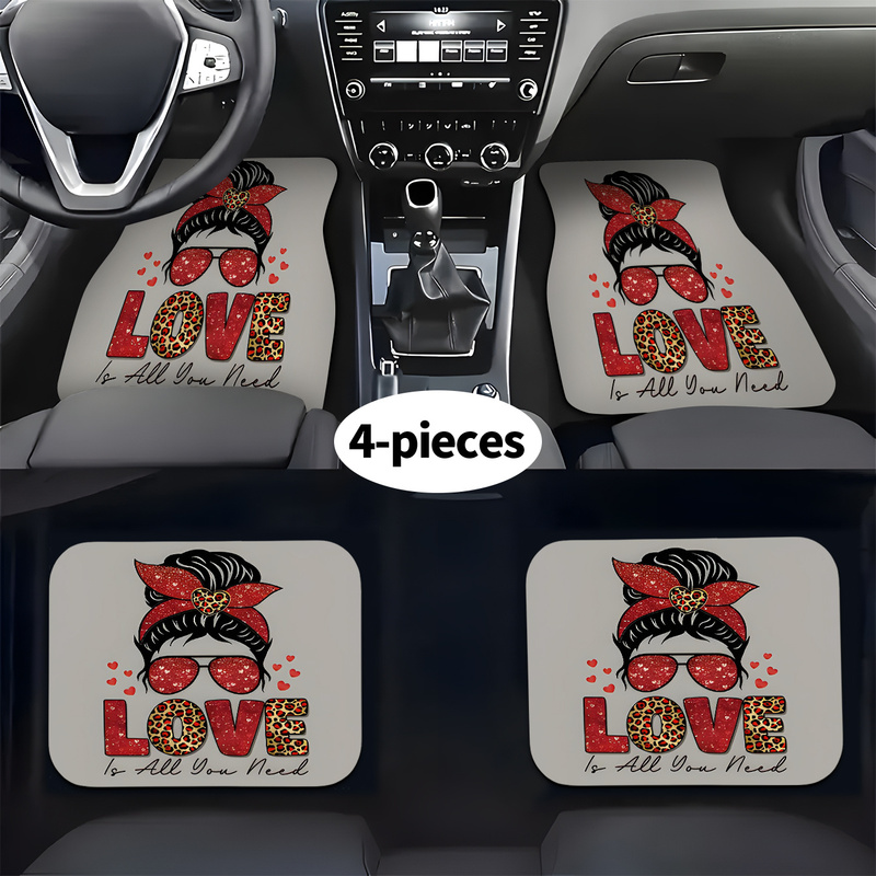 Car Accessories Bunnings - Conjunto de 4 Tapetes para Carro,
