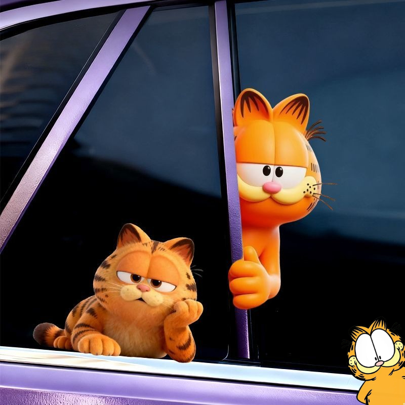 Car Accessories Cute - Adesivos de Carro Garfield Anime: Engraçados,