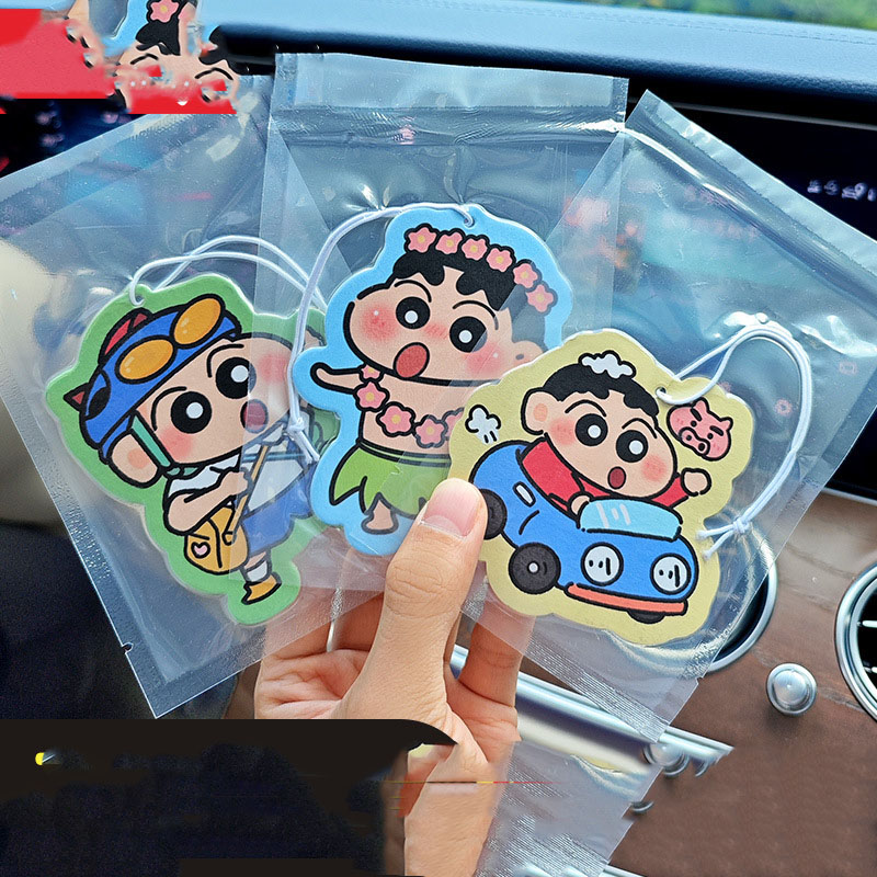 Car Accessories Mirror Hanging - Aromatizador Automotivo Kawaii Shin Chan para