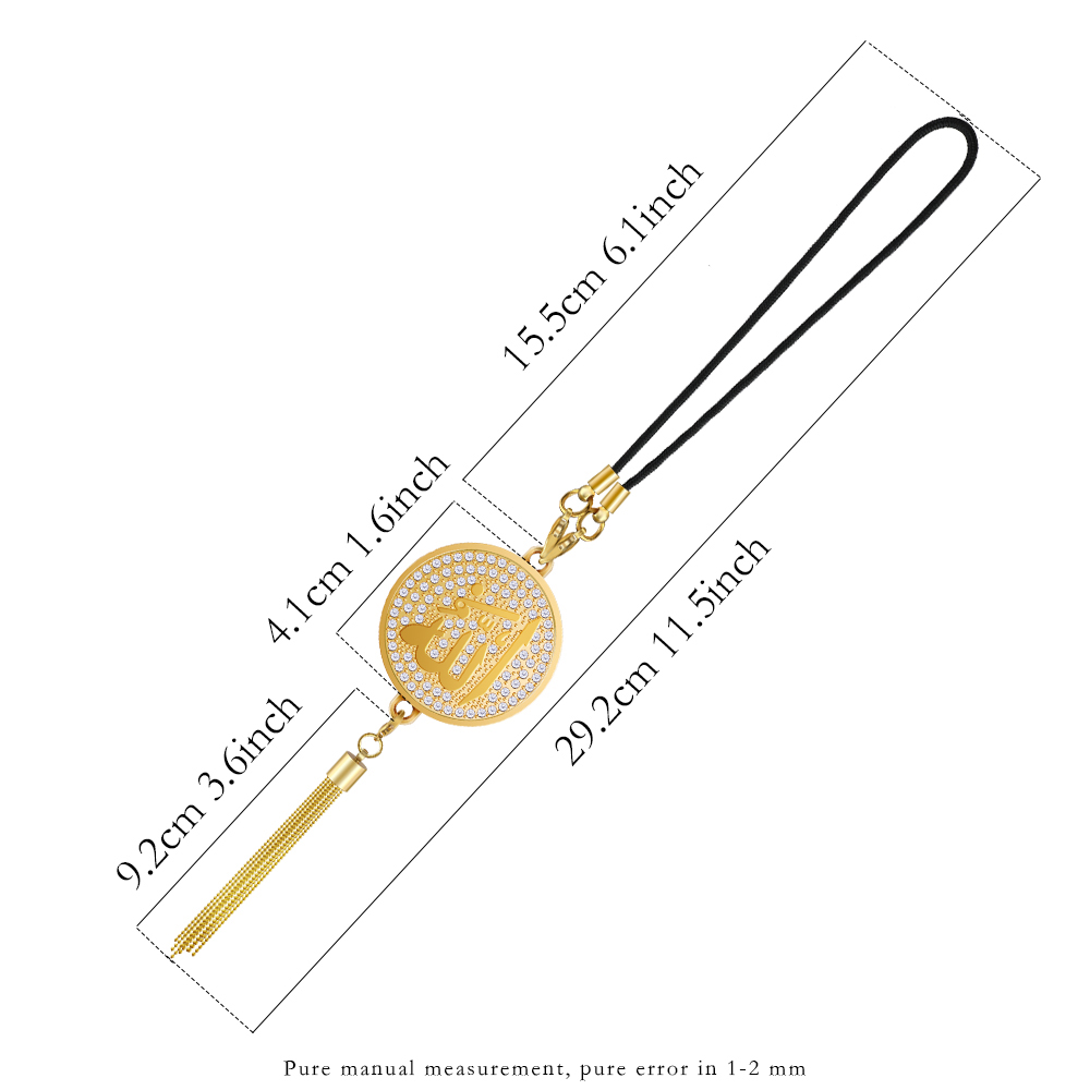 Emblema 3D Árabe Muçulmano Isl - Car Accessories Mirror Hanging avaliação e preço