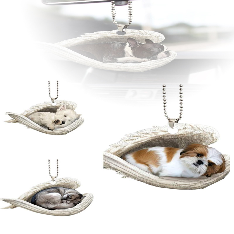 1*Pingente Criativo de Anjo Do - Car Accessories Mirror Hanging avaliação e preço