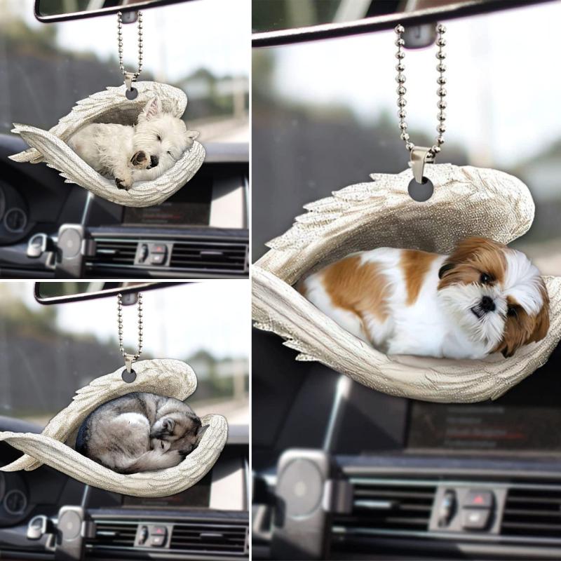1*Pingente Criativo de Anjo Do - Car Accessories Mirror Hanging avaliação e preço