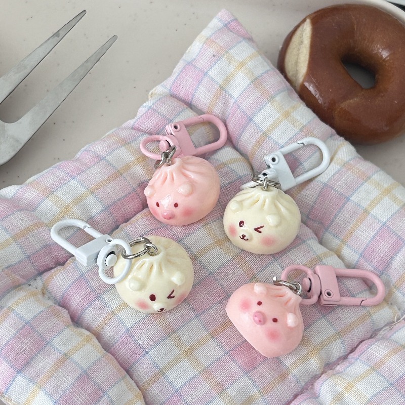 Chaveiro Kawaii Mini Pãozinho  - Car Accessories Bunnings avaliação e preço