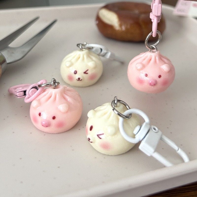 Chaveiro Kawaii Mini Pãozinho  - Car Accessories Bunnings avaliação e preço