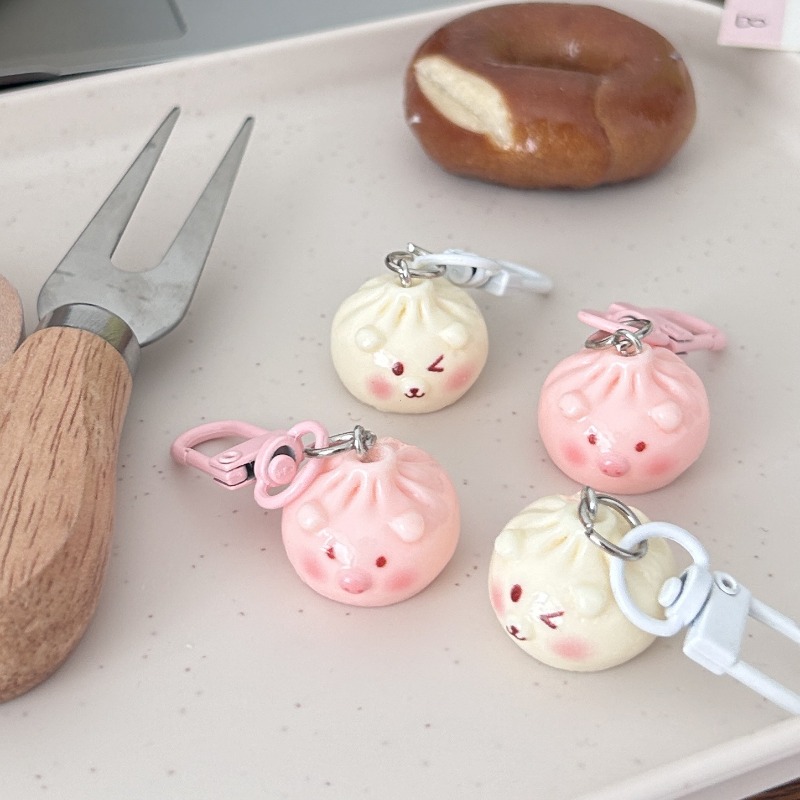 Chaveiro Kawaii Mini Pãozinho  - Car Accessories Bunnings avaliação e preço