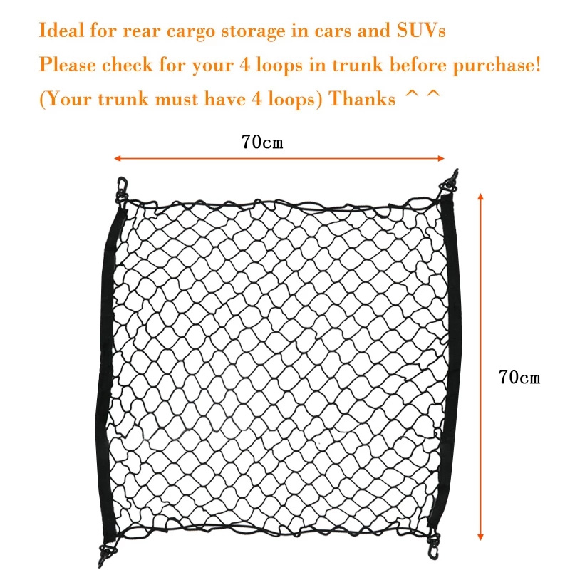 Malha de rede do tronco do car - Car Cargo Net Trunk avaliação e preço