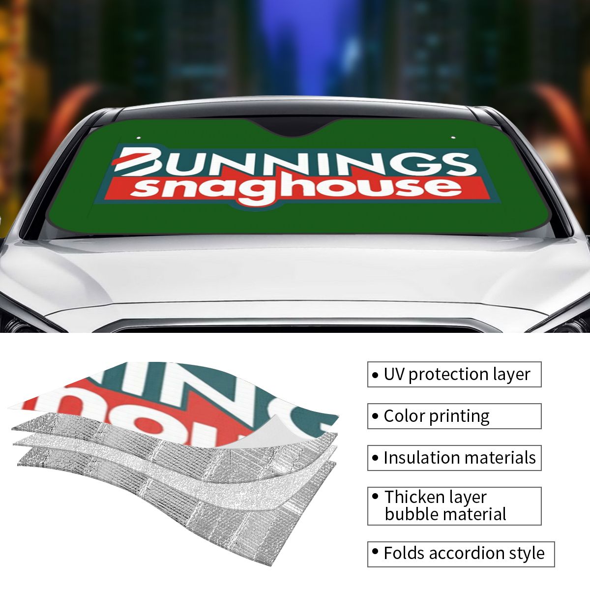 Bunnings Snaghouse 1 Pára-bris - Car Accessories Bunnings avaliação e preço