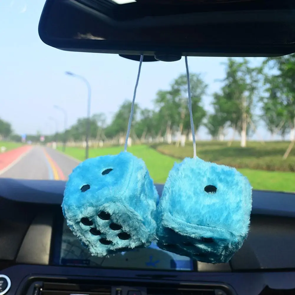 Dados macios e felpudos de 7.5 - Car Accessories Mirror Hanging avaliação e preço