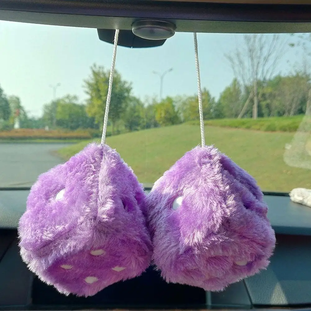 Dados macios e felpudos de 7.5 - Car Accessories Mirror Hanging avaliação e preço
