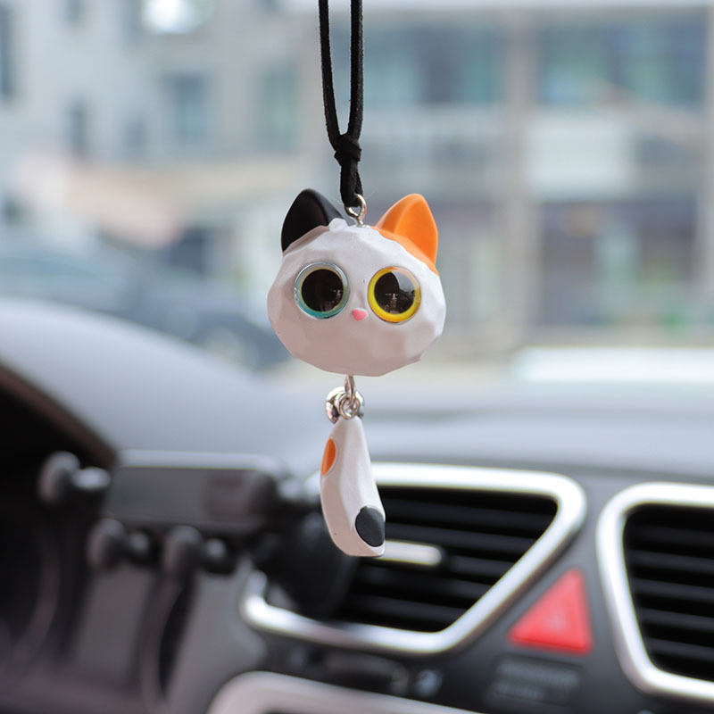 Novo sino raposa pingente espe - Car Accessories Mirror Hanging avaliação e preço
