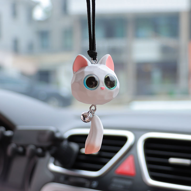 Novo sino raposa pingente espe - Car Accessories Mirror Hanging avaliação e preço