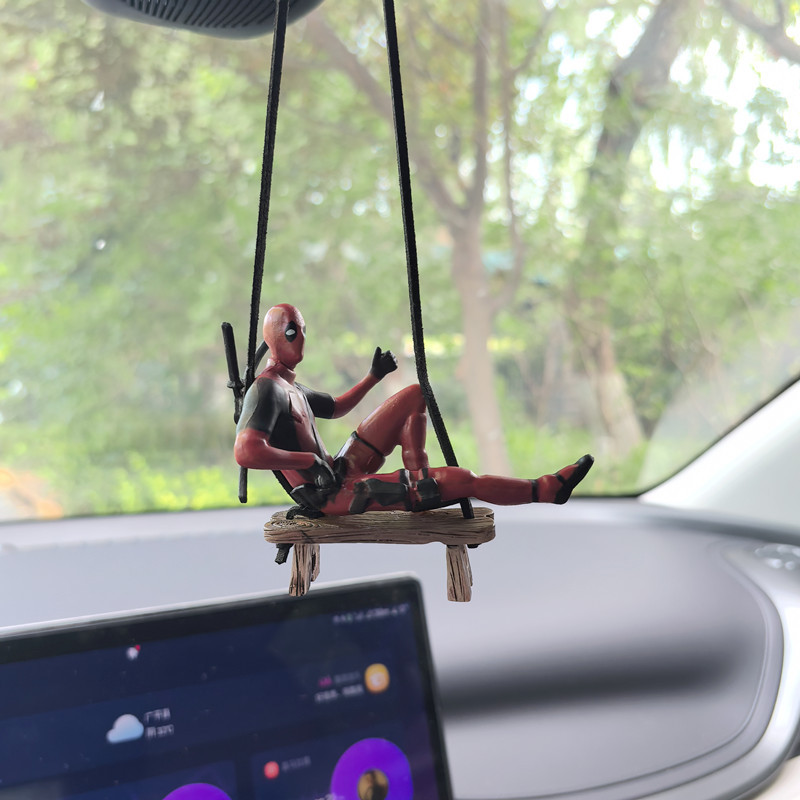 Marvel deadpool espelho retrov - Car Accessories Mirror Hanging avaliação e preço