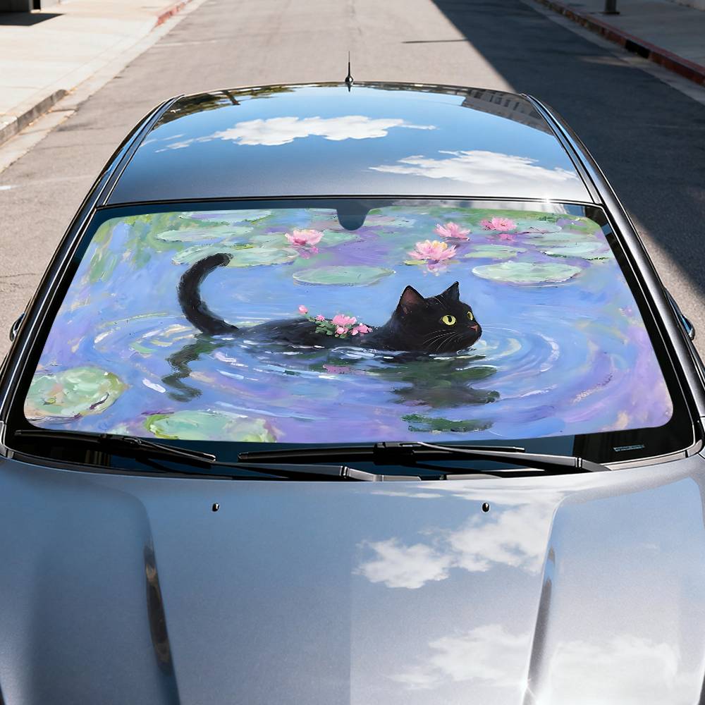 Gato dos desenhos animados em  - Car Accessories Window avaliação e preço